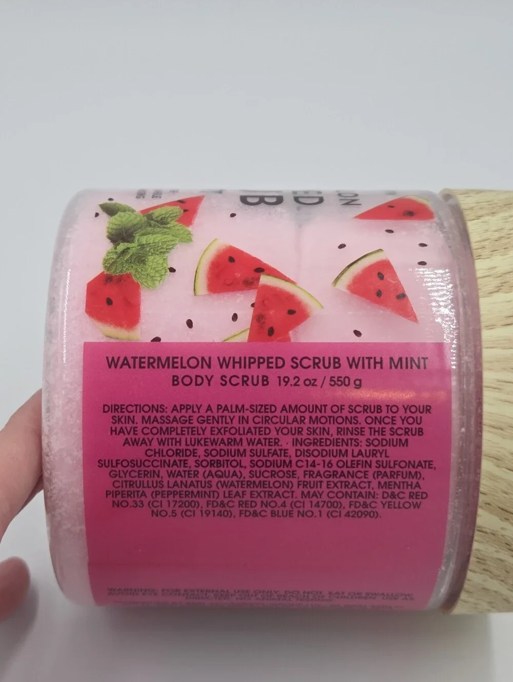 My Beauty Spot Watermelon Whipped Scrub with Mint 19.2 Oz Nwt